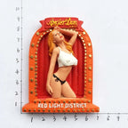Holland Amsterdam fridge magnets 3D Hot Girl Fridge Magnet European Tourism Magnetic Refrigerator Stickers for Home Decoration - Grand Goldman