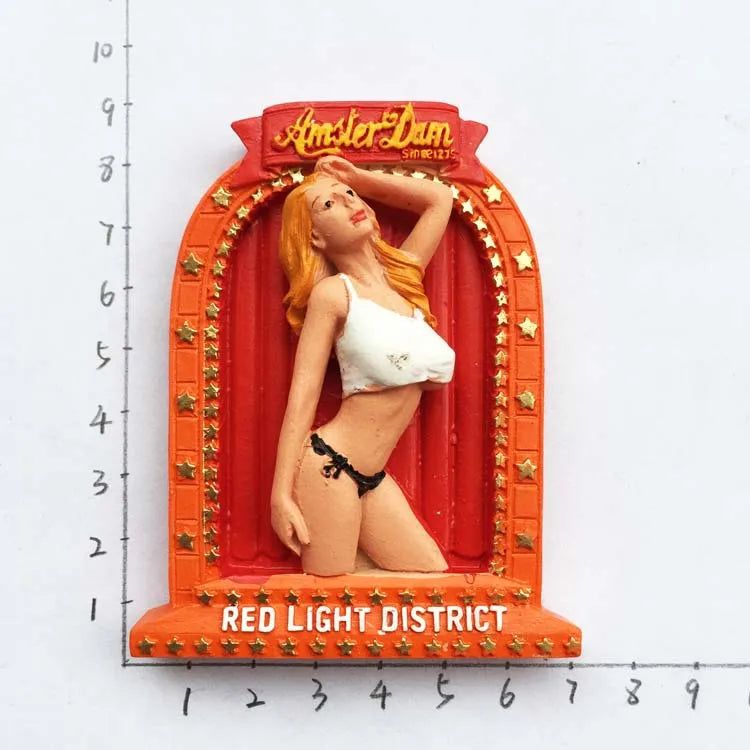 Holland Amsterdam fridge magnets 3D Hot Girl Fridge Magnet European Tourism Magnetic Refrigerator Stickers for Home Decoration - Grand Goldman