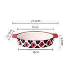 Home Baking Dish Ceramic Plate Creative Rectangular Plate - Grand Goldman