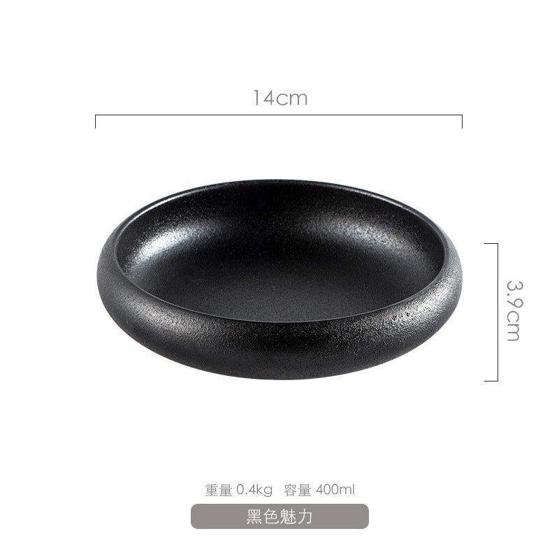 Home Creative Retro Ceramic Plate Dish - Grand Goldman