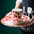 Home Creative Tableware Ins Ceramic Dinner Plate - Grand Goldman