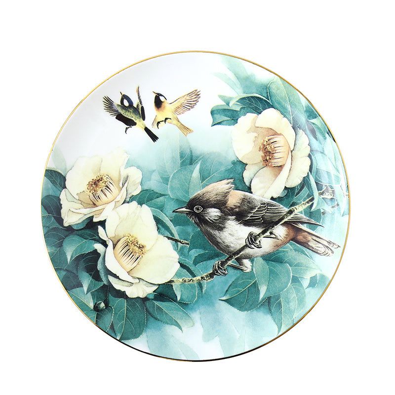 Home Dish Plate Western Creative Snack Plate Ceramic Fruit Plate - Grand Goldman