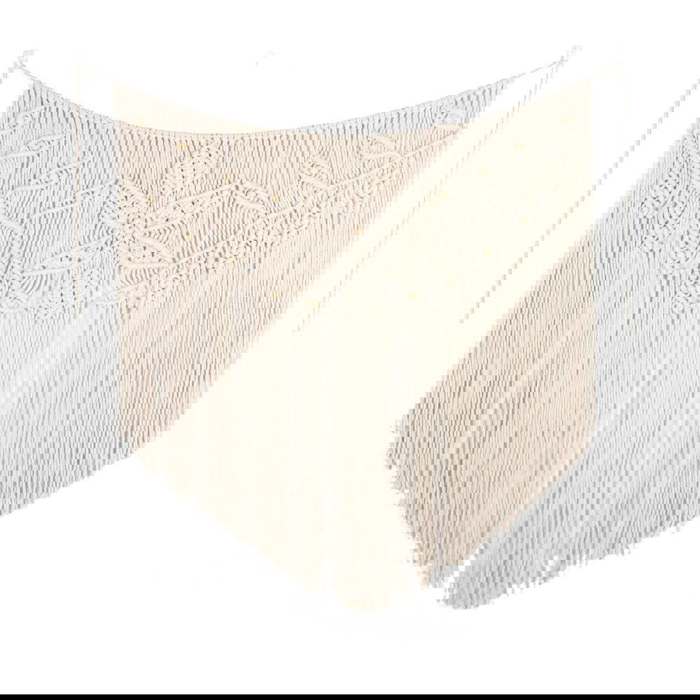 Home Background Decoration Wall Hanging Hand-woven Leaf Tapestry - Grand Goldman