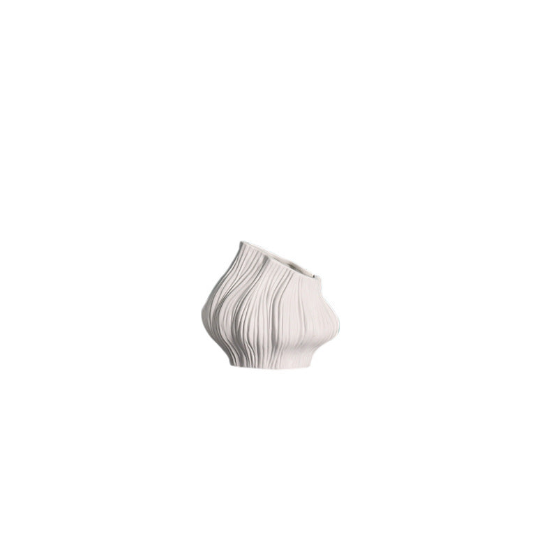 Home Ceramic Decoration Chinese Style Simple And Modern Style-three-piece Simple Garlic Clove - Grand Goldman
