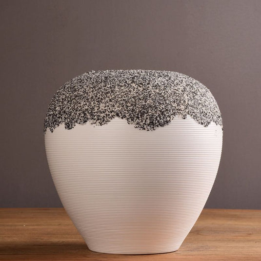 Home Ceramic Dried Flower Vase Desktop - Grand Goldman