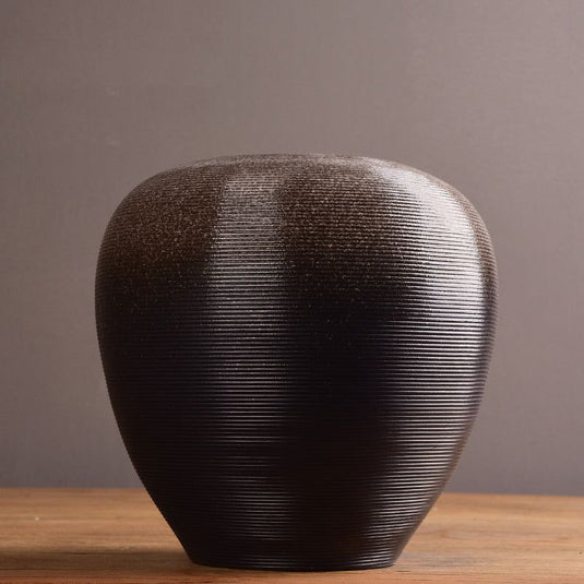 Home Ceramic Dried Flower Vase Desktop - Grand Goldman