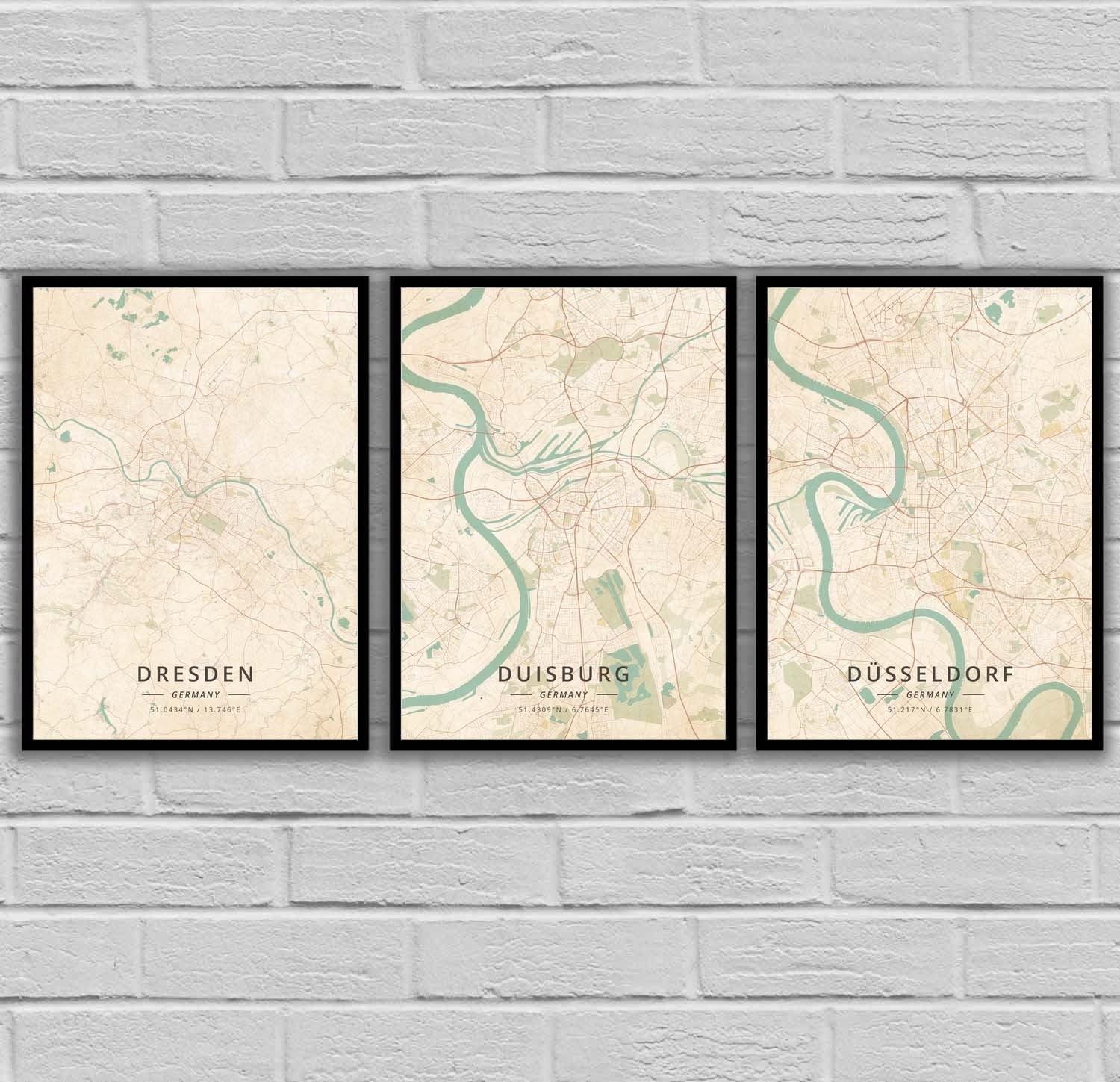 Home Decor German City Subway Canvas Painting Poster - Grand Goldman