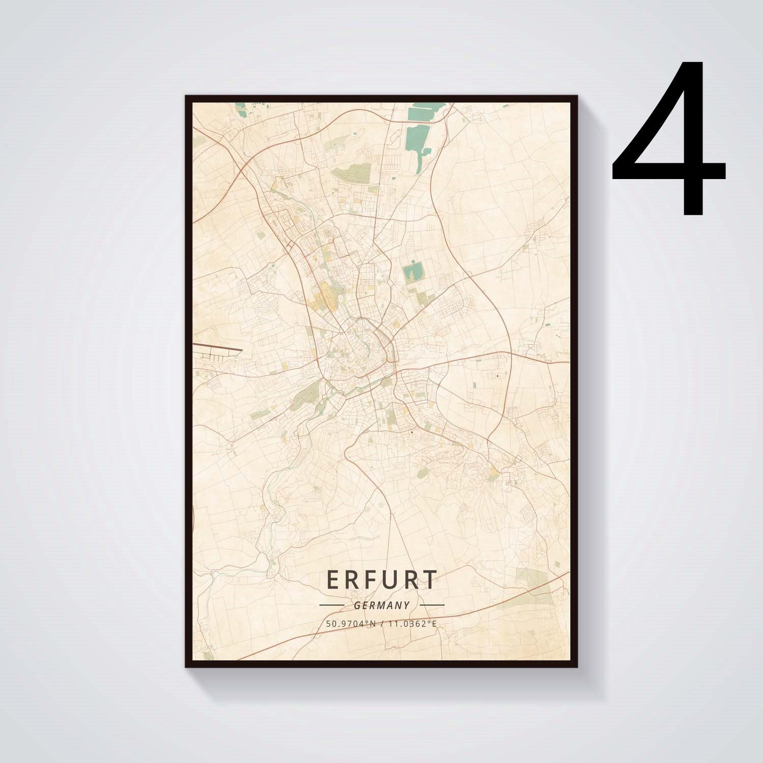 Home Decor German City Subway Canvas Painting Poster - Grand Goldman