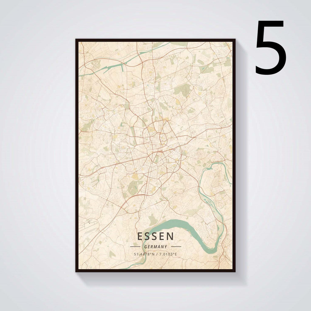 Home Decor German City Subway Canvas Painting Poster - Grand Goldman