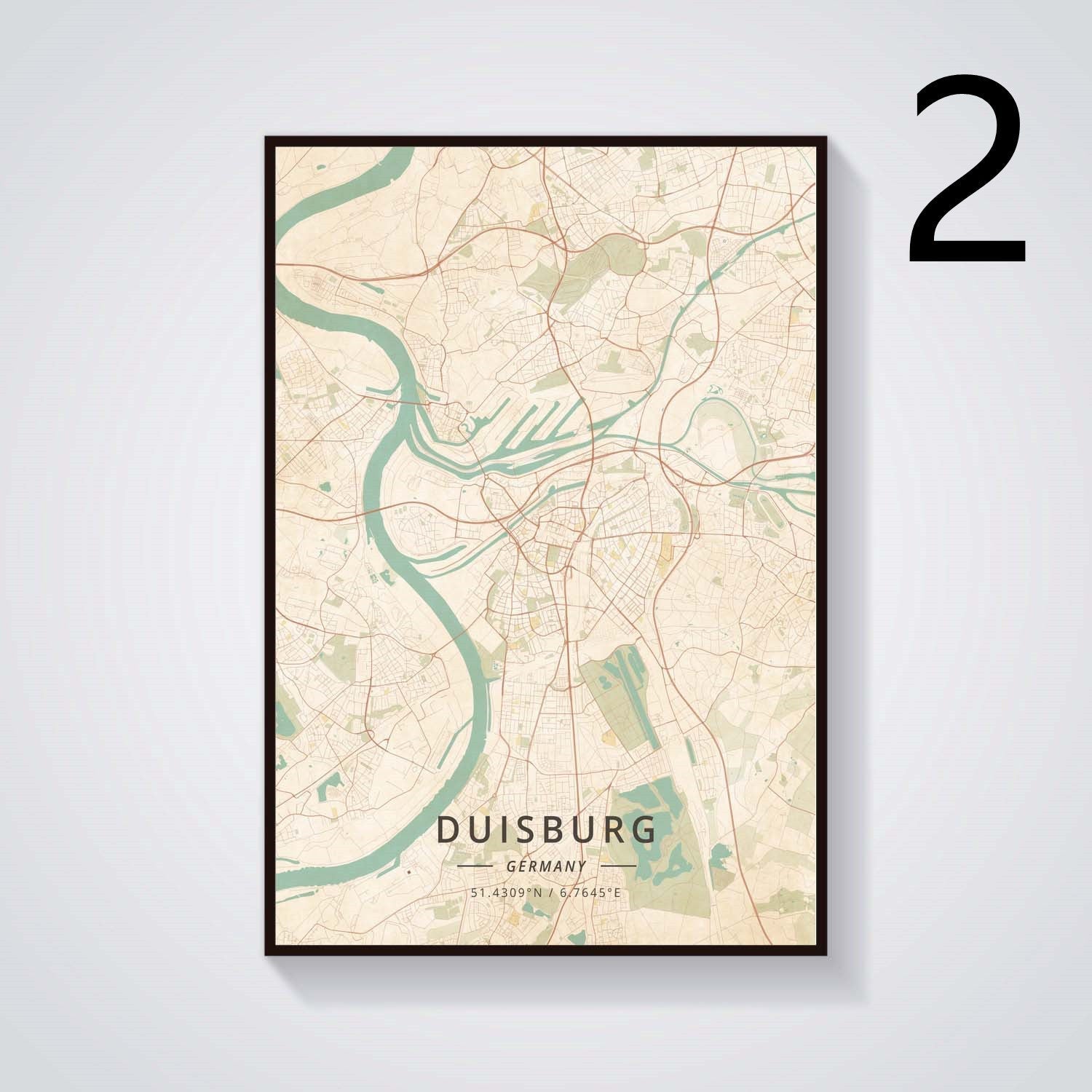 Home Decor German City Subway Canvas Painting Poster - Grand Goldman