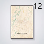 Home Decor German City Subway Canvas Painting Poster - Grand Goldman