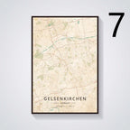 Home Decor German City Subway Canvas Painting Poster - Grand Goldman