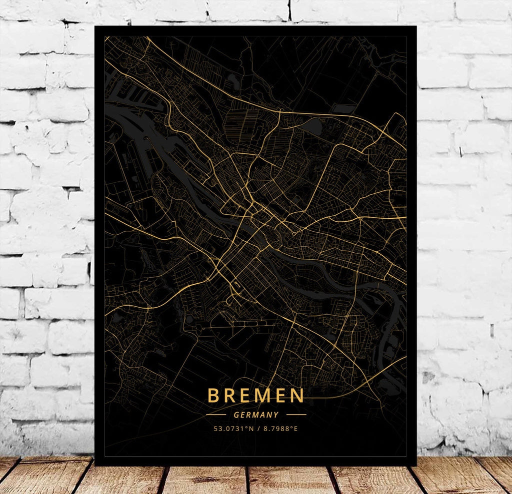 Home Decor Travel Poster Canvas Painting - Grand Goldman