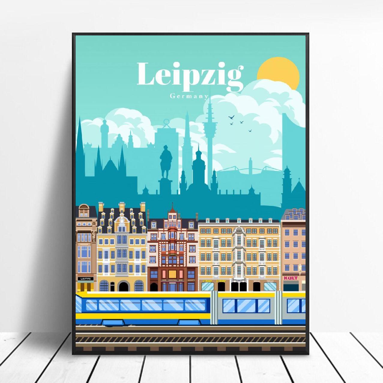 Home Decor Travel Poster Canvas Painting - Grand Goldman