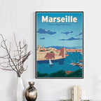 Home Decoration Simple Travel Canvas Poster - Grand Goldman