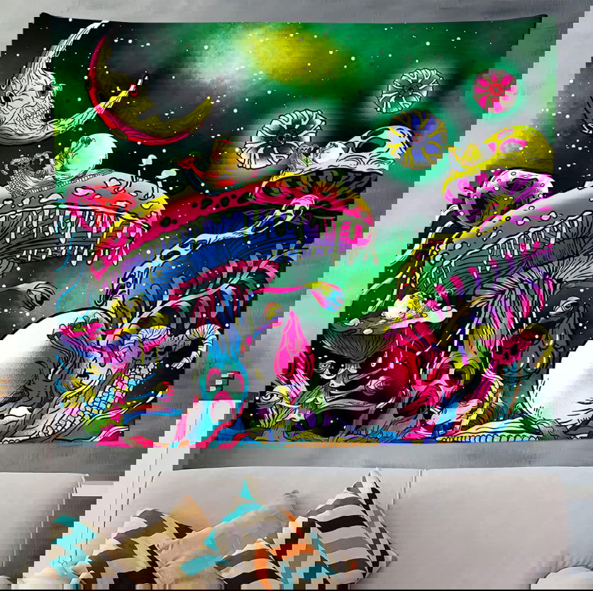 Home Digital Printing Art Wall Tapestry - Grand Goldman