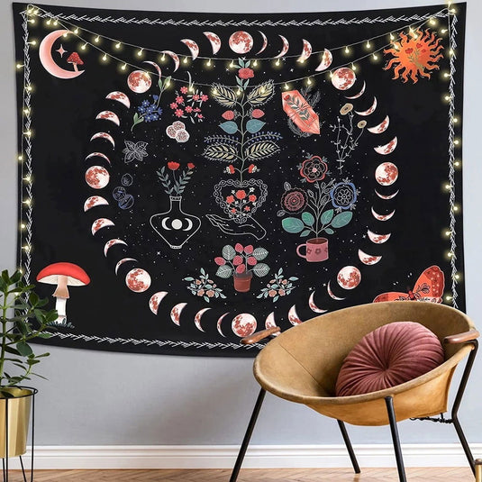 Home Digital Printing Art Wall Tapestry - Grand Goldman