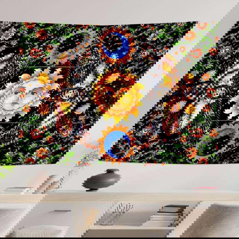 Home Digital Printing Art Wall Tapestry - Grand Goldman