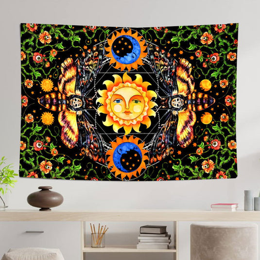 Home Digital Printing Art Wall Tapestry - Grand Goldman