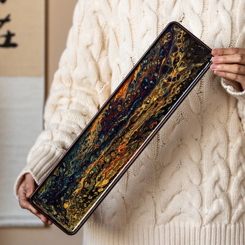 Home Fashion Bamboo Kung Fu Tea Set Tray - Grand Goldman