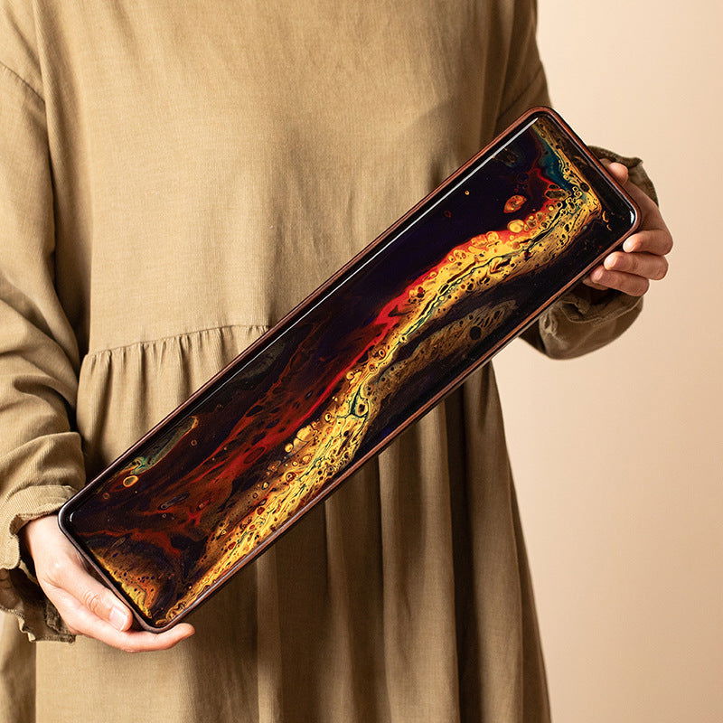 Home Fashion Bamboo Kung Fu Tea Set Tray - Grand Goldman