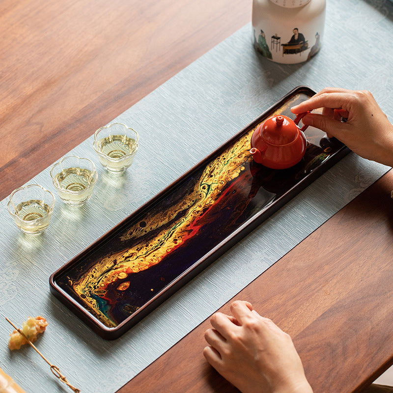 Home Fashion Bamboo Kung Fu Tea Set Tray - Grand Goldman