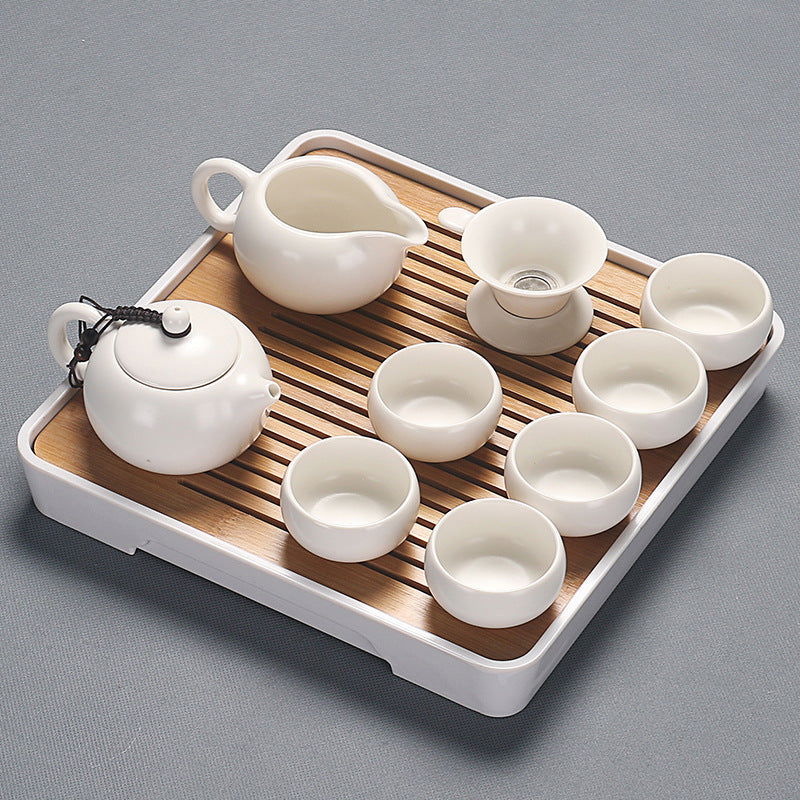 Home Glass Kung Fu Tea Set - Grand Goldman