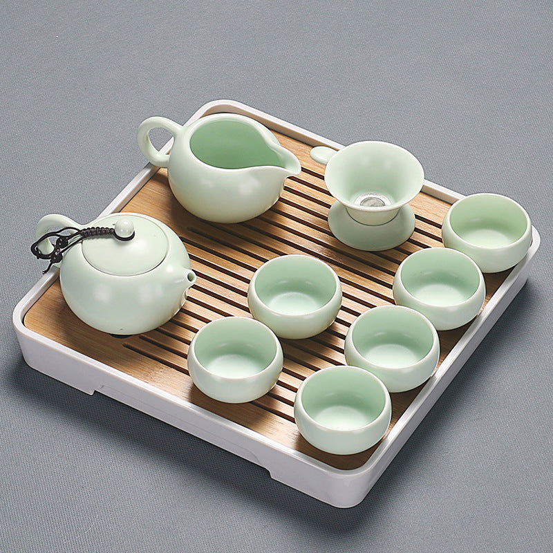 Home Glass Kung Fu Tea Set - Grand Goldman