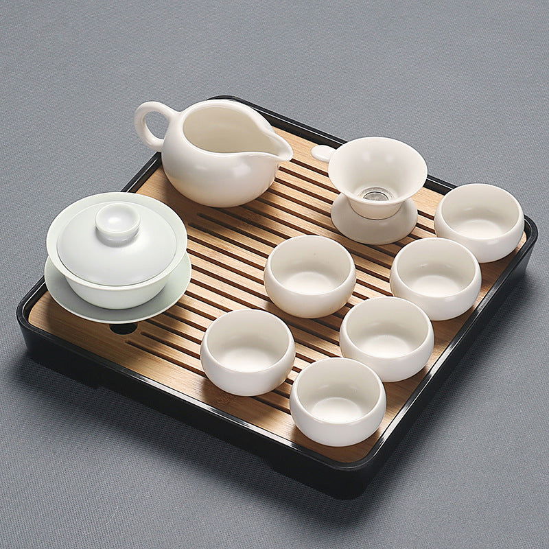 Home Glass Kung Fu Tea Set - Grand Goldman