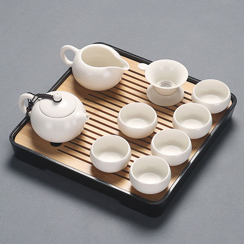Home Glass Kung Fu Tea Set - Grand Goldman