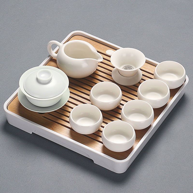 Home Glass Kung Fu Tea Set - Grand Goldman