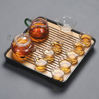 Home Glass Kung Fu Tea Set - Grand Goldman