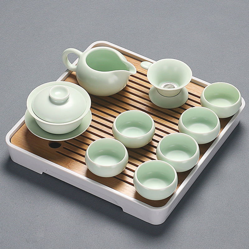 Home Glass Kung Fu Tea Set - Grand Goldman