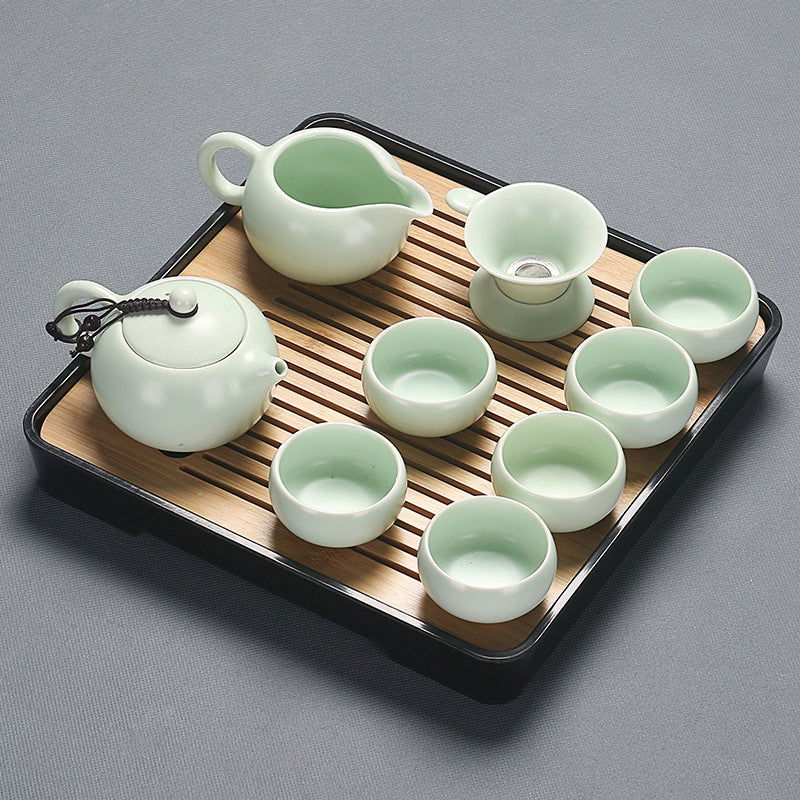 Home Glass Kung Fu Tea Set - Grand Goldman