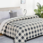 Homemate Electric Blanket Heated Throw - 50“x60“ Ultra Soft Cozy Flannel Heating Blanket with 10 Fast Heat Levels 8 Hours Auto Off Over-Heated Protection ETL Certification Keep Warm in Home Office - Grand Goldman