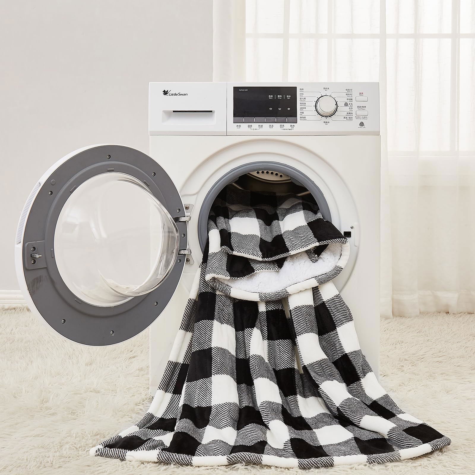 Homemate Electric Blanket Heated Throw - 50“x60“ Ultra Soft Cozy Flannel Heating Blanket with 10 Fast Heat Levels 8 Hours Auto Off Over-Heated Protection ETL Certification Keep Warm in Home Office - Grand Goldman