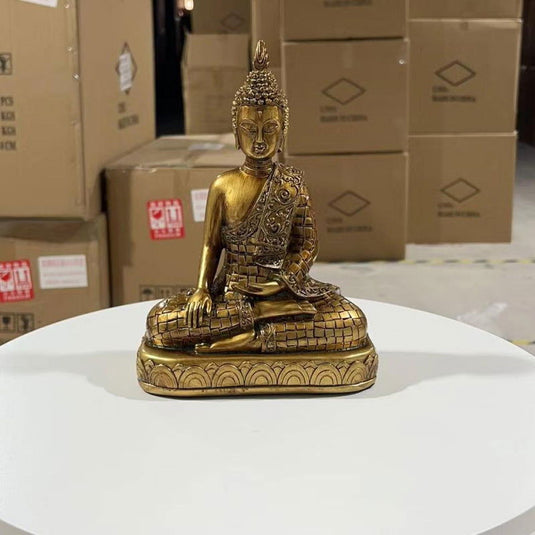 Hot Sell Resin Handicraft Buddha Statue Ornament - Grand Goldman