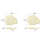 Household Ceramic Dumpling Plate - Grand Goldman