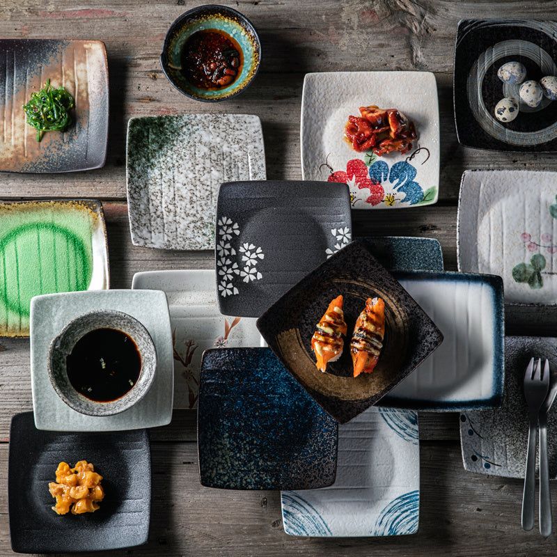 Household Fashion Japanese Ceramic Plate - Grand Goldman