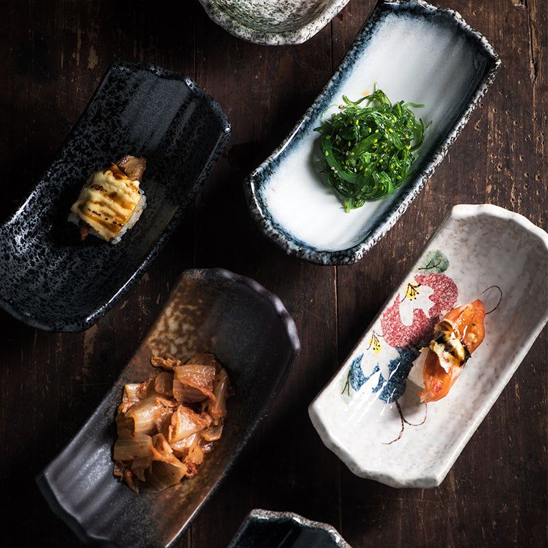 Household Fashion Japanese Ceramic Snack Dish - Grand Goldman