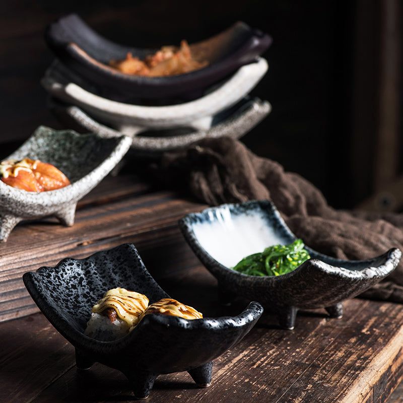 Household Fashion Japanese Ceramic Snack Dish - Grand Goldman