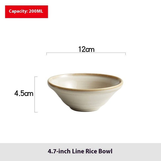 Household Minimalist Ceramic Bowl Plate Cup Tableware - Grand Goldman