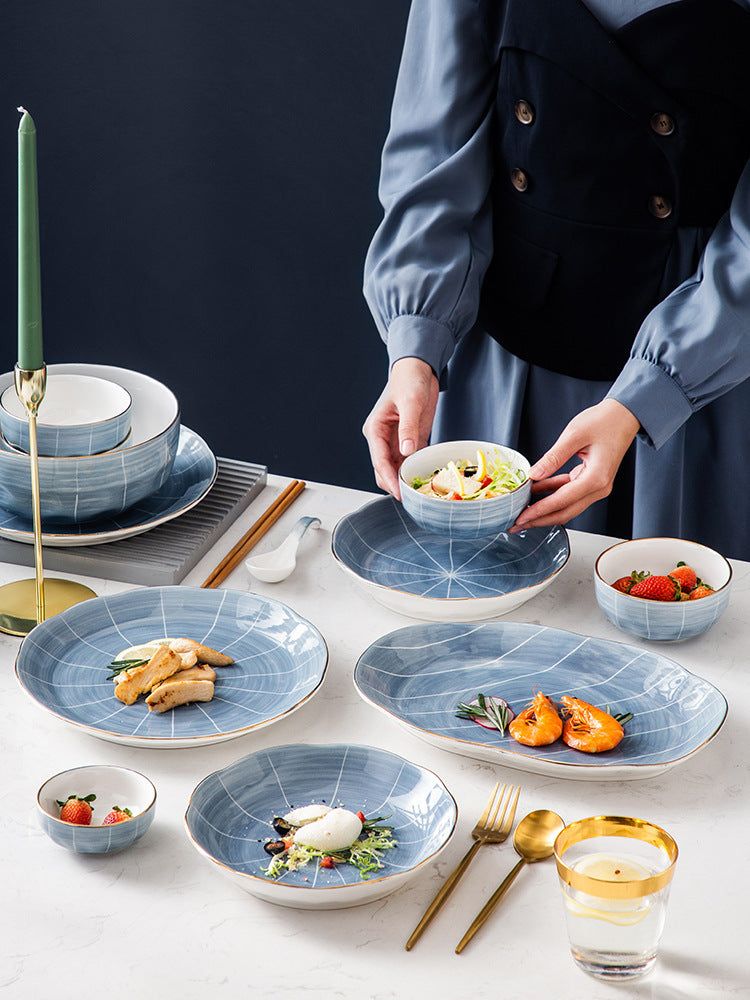 Household Personality Creative Rice Bowl Japanese Ceramic Tableware - Grand Goldman