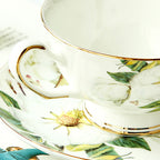 Household British Bone China Coffee Cup Set - Grand Goldman