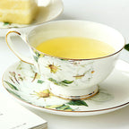 Household British Bone China Coffee Cup Set - Grand Goldman