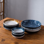 Household Ceramic Round Dinner Plate Small Plate - Grand Goldman