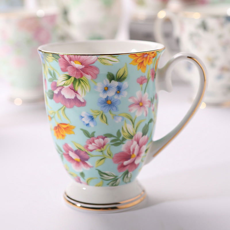 Household Creative Bone China Mark Office Cup - Grand Goldman