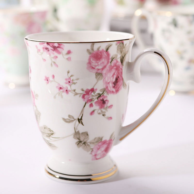 Household Creative Bone China Mark Office Cup - Grand Goldman