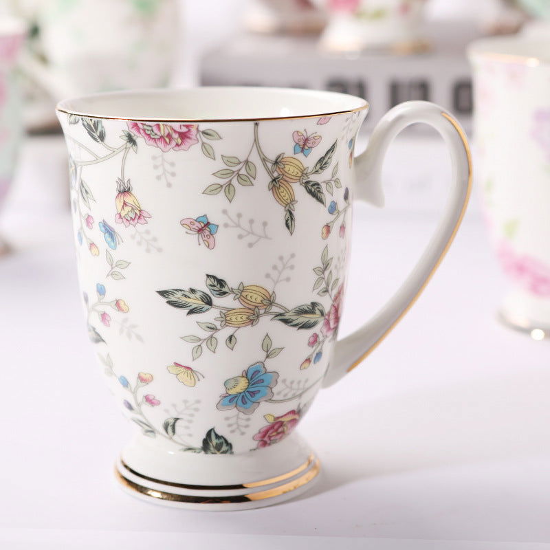 Household Creative Bone China Mark Office Cup - Grand Goldman