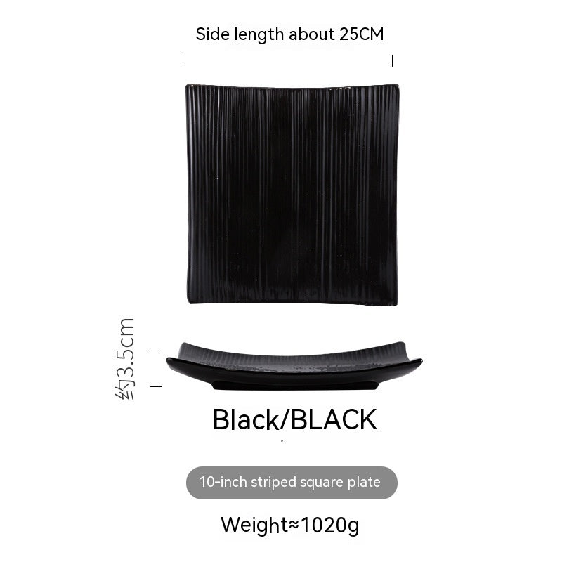 Household Dinner Plate Ceramic Steak Nordic Style Plate - Grand Goldman